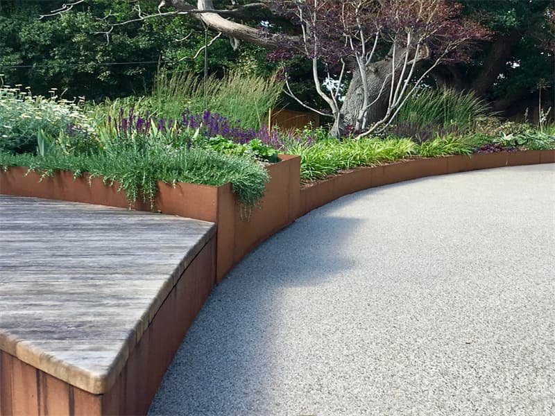 Nature Style steel edging For Garden Design